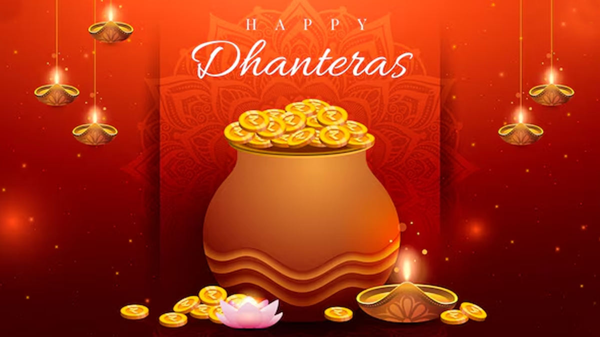 Happy Dhanteras 2024 Wishes Quotes Message in Hindi धनतरस वशज