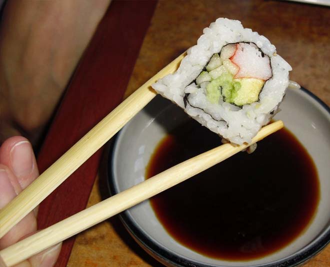 japan snack sushi eating