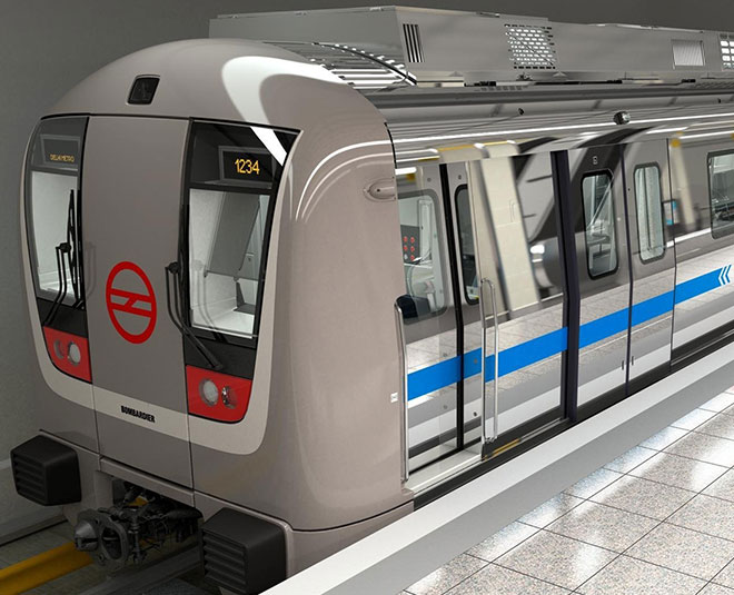 delhi metro inside