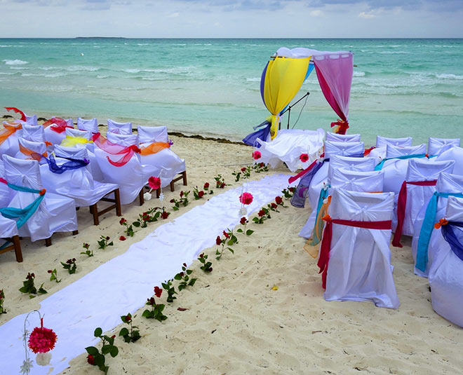 destination wedding inside