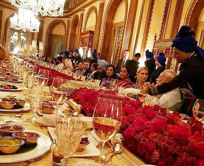ivanka trumb royal dinner modi