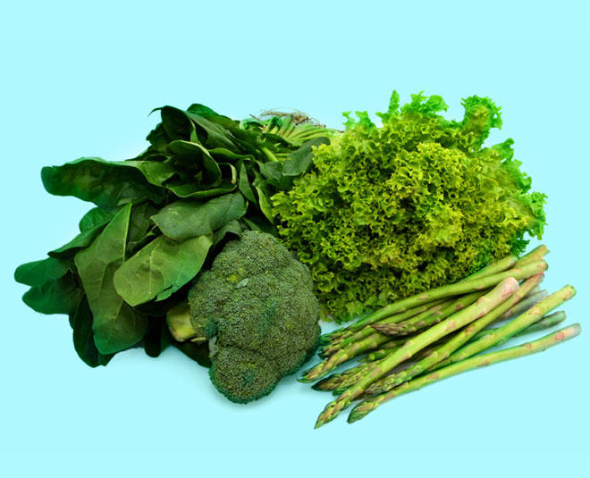 leafy vegetable insdie