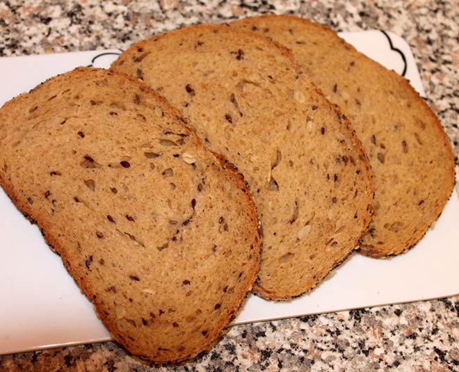 roti brown bread inside