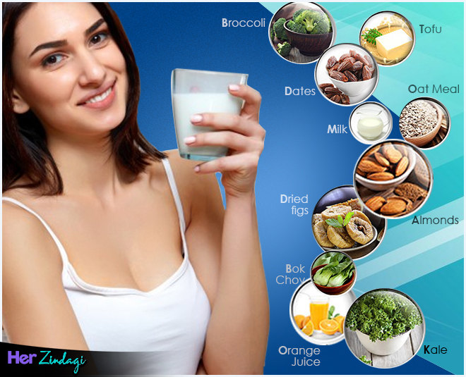 calcium in lady x Inside logo