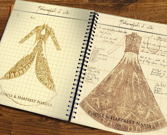 dress sketches original