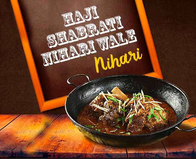 Haji Shabrati Nihari Wale non vegetarian food Chandni Chowk delhi