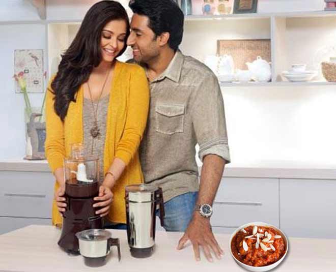 aishwarya rai wedding cooking halwa kitchen