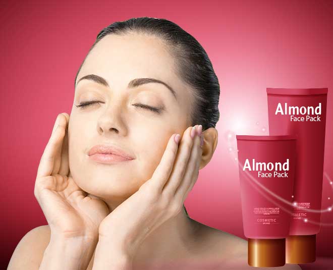 almond face pack dry skin inside