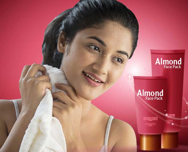 almond face pack sensitive skin