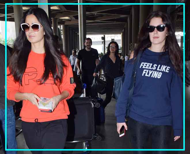 katrina kaif sister isabele airport inside