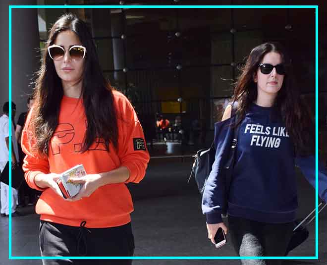 katrina kaif sister isabele airport inside