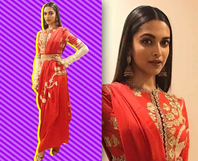 saree fashion inside