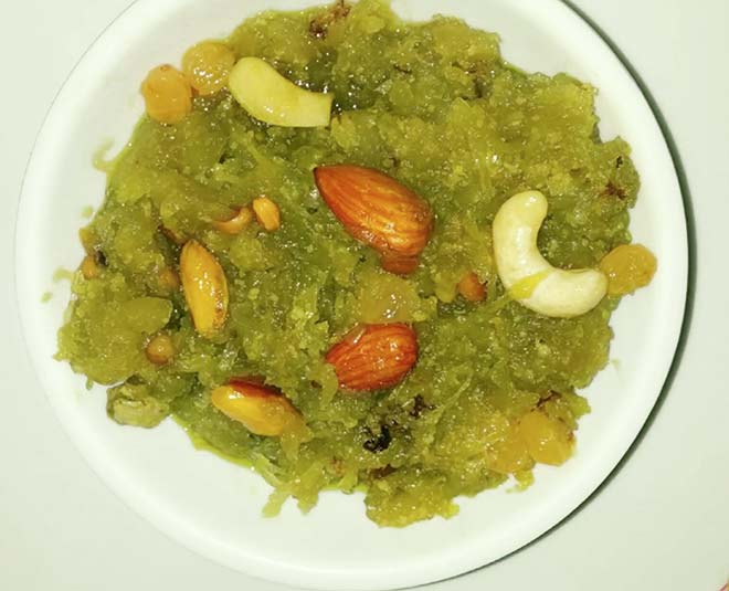 Shimla mirch ka halwa recipe cook it at home