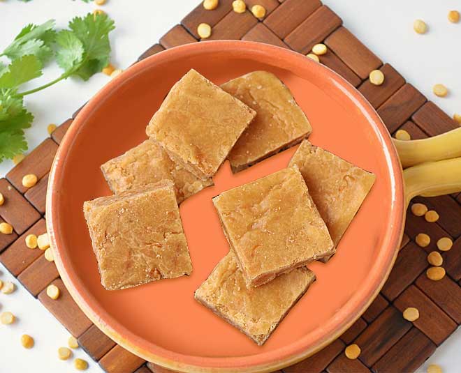 chana dal burfi recipe