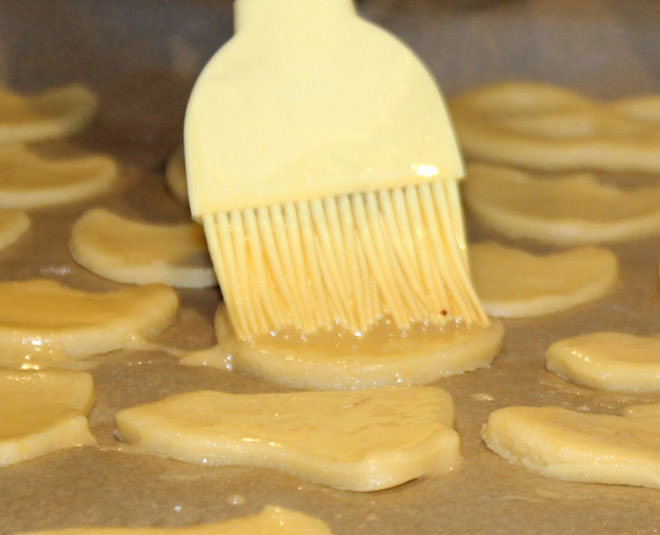 eggless coconut cookies process