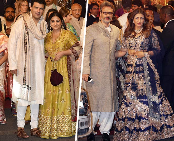 Bollywood celebrities flaunt their fashionable outfits in isha ambani wedding