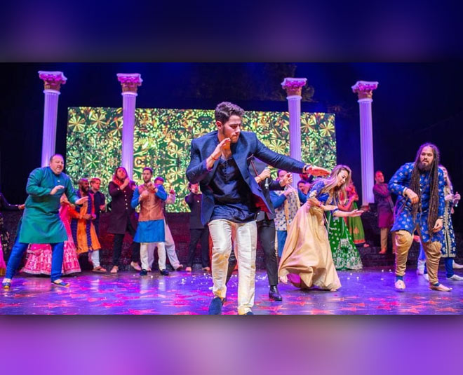 nick jonas priyanka chopra wedding sangeet inside pictures