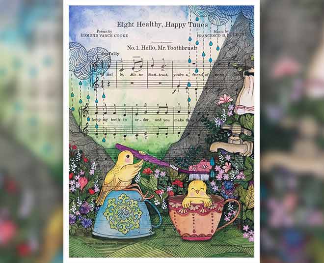 Bakula Nayak Creates painting On Vintage Papers ()