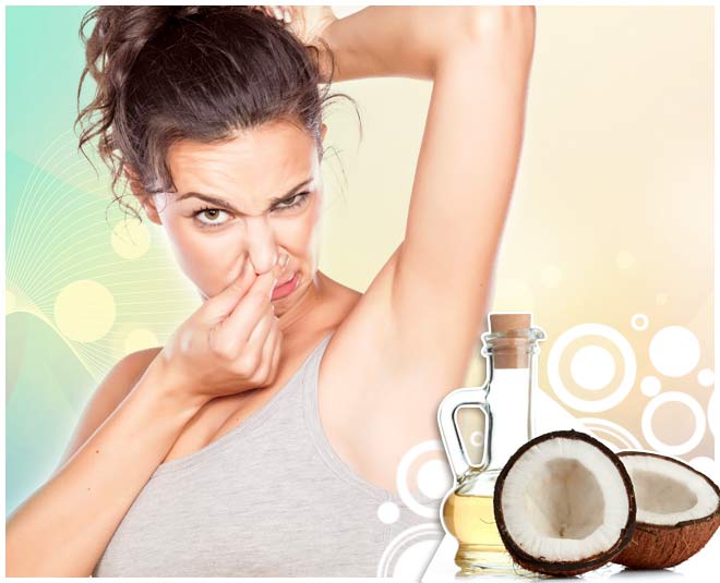 Cocnut oil skin benefits body smell