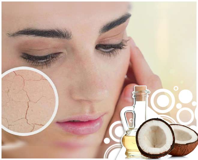 Cocnut oil skin benefits dry skin