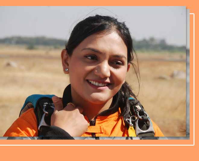 Shital Mahajan Made a New Record Skydives at Height of , Feet in Saree inside