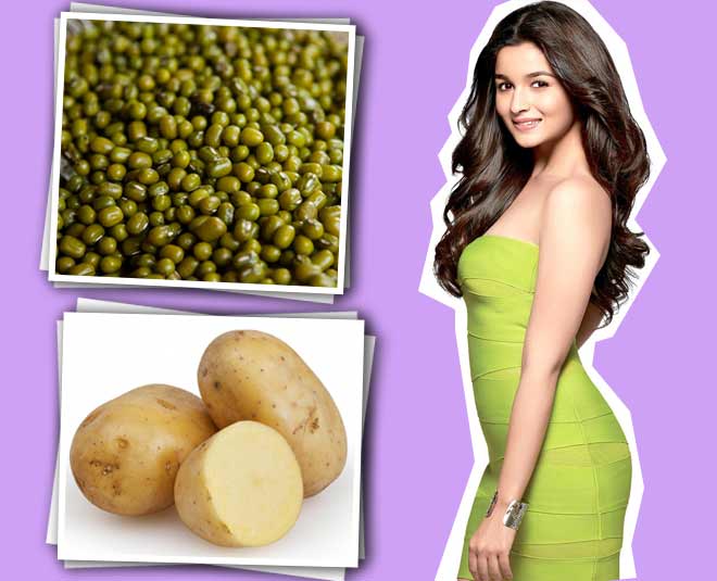 potato moongdal skin hair removal pack