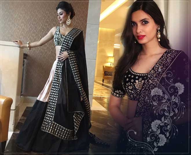 black bridal fashion mouni roy