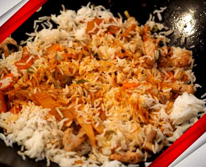 chinese fried rice cooking