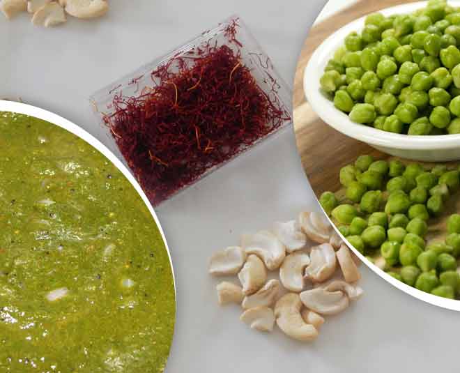 green gram green chickpea barfi ingredient