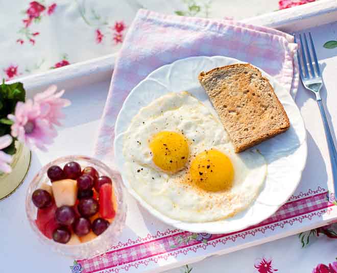 healthy breakfast health egg inside
