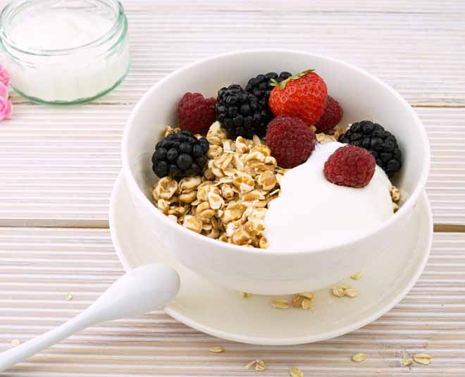 healthy breakfast health oats inside