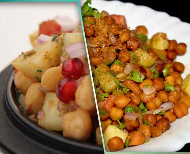 india famous street side chaats chanachat