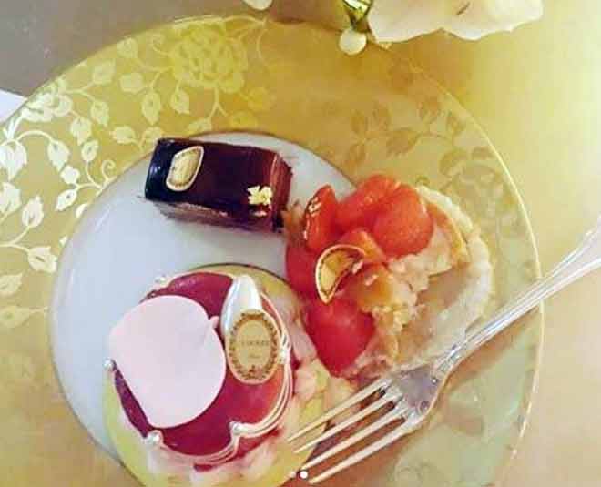 akash ambani engagement menu card inside