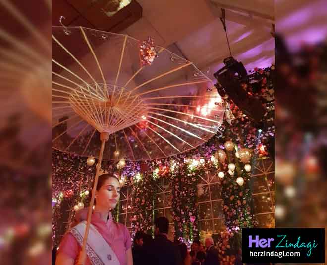 akash ambani engagement menu card inside