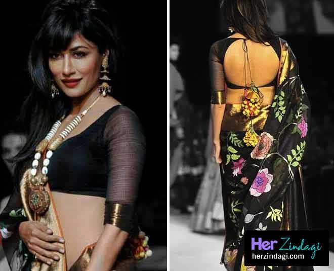 chitrangada singh,blouse saree