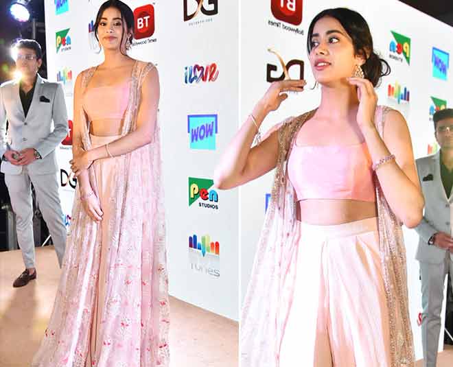 jhanvi kapoor indo western fashion