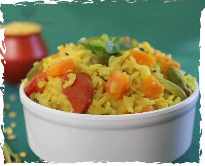 sai baba bhog nartiyal ki khichdi inside