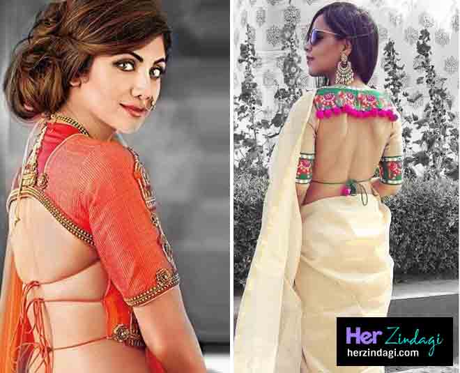 shilpa shetty blouse design