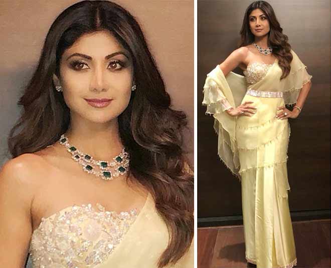 shilpa shetty tube blouse