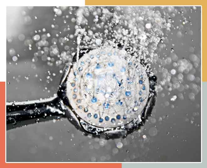 shower for glowing skin shiny hair