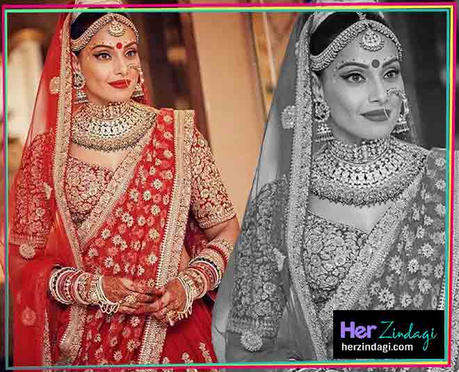 B town girls wore designer sabyasachi bridal lehenga in real life