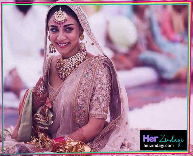 B town girls wore designer sabyasachi bridal lehenga in real life