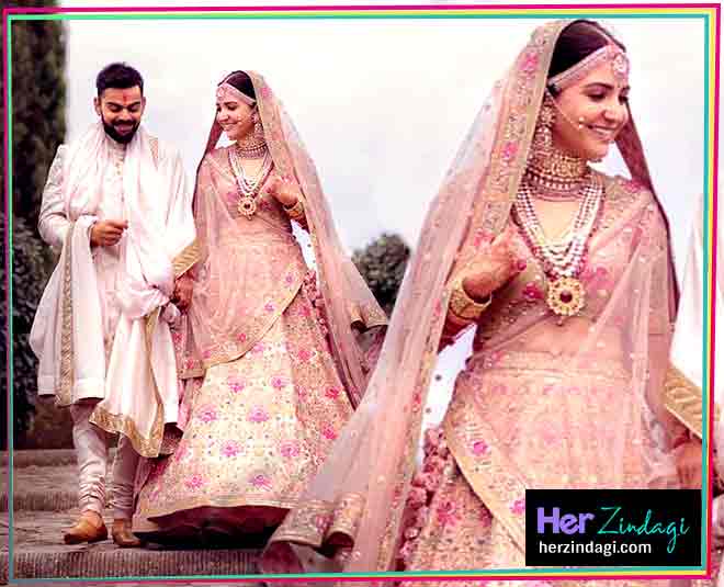 B town girls wore designer sabyasachi bridal lehenga in real life