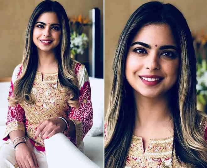 Isha ambani uploaded pics of akash ambani and shloka mehta's mehendi function