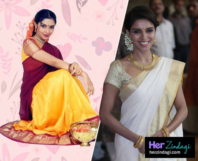 asin bollywood south indian saree
