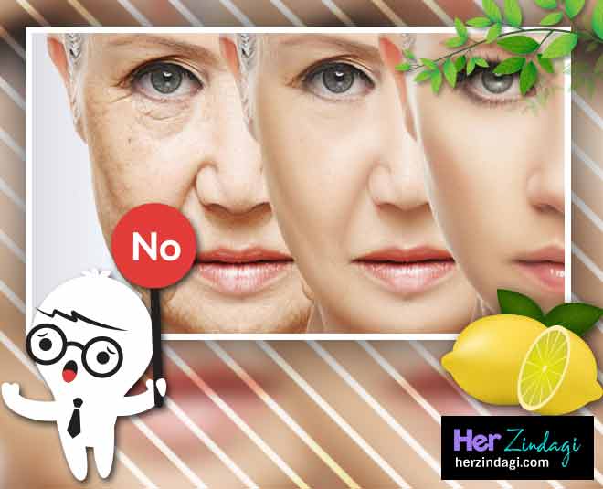 nimbu pani myths remove wrinkles inside