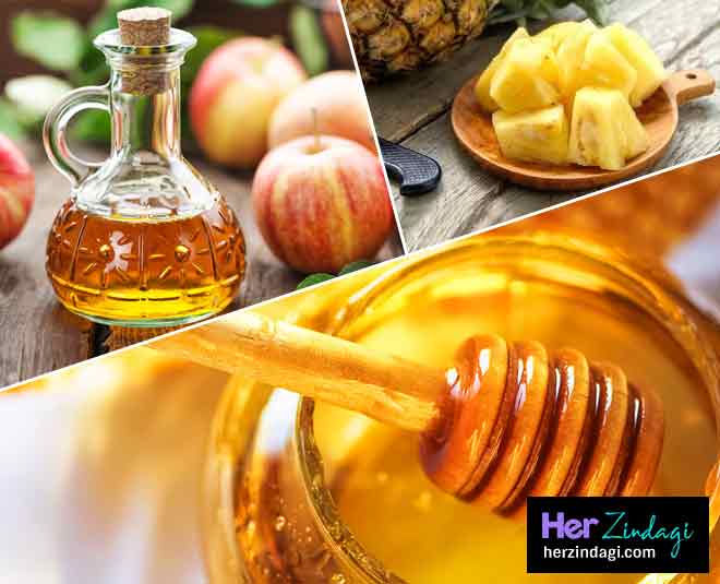 pineapple apple cider vinegar facepack inside