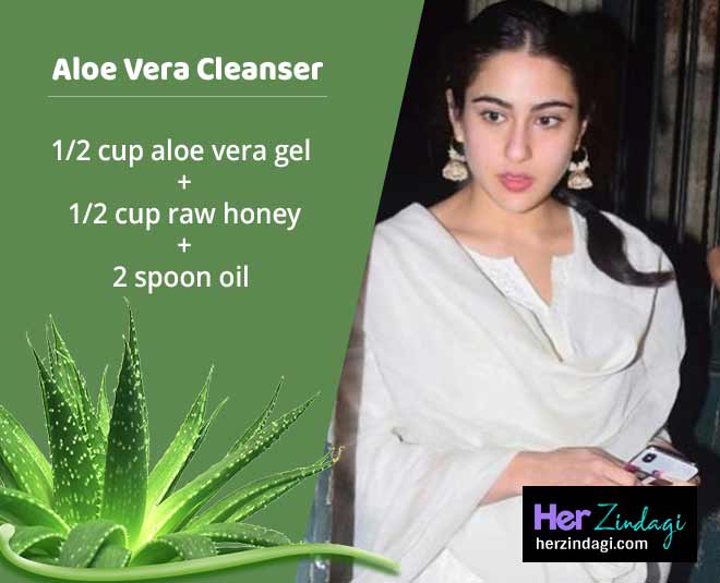 sara alia khan beauty tips homemade cleanser