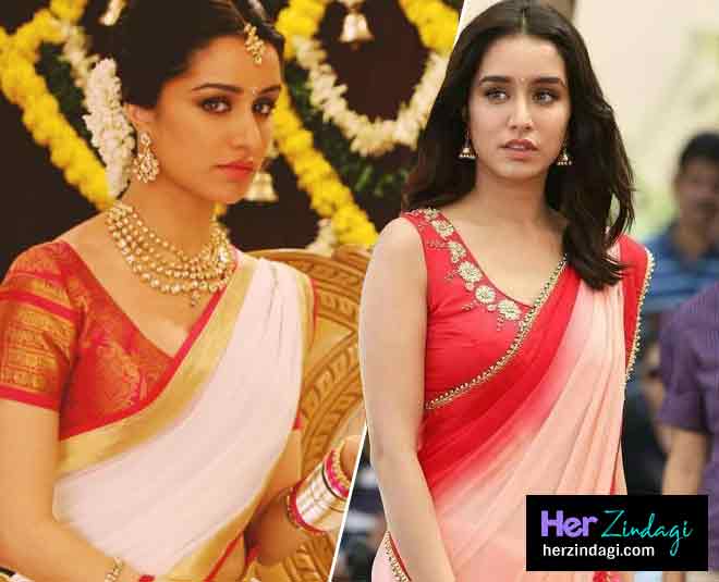 shraddha kapoor bollywood south indian saree