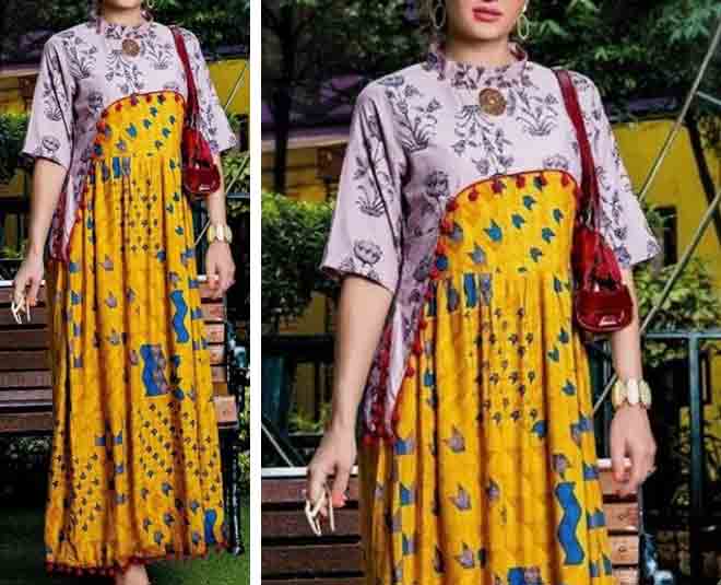 summer fashion maxi kurta dress